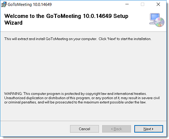 Samir on X: msi package -> sideloading (oversized) via GoToMeeting 356879b4fc5bcb5998524a7d7952ec2d / X