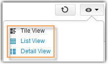 List buttons