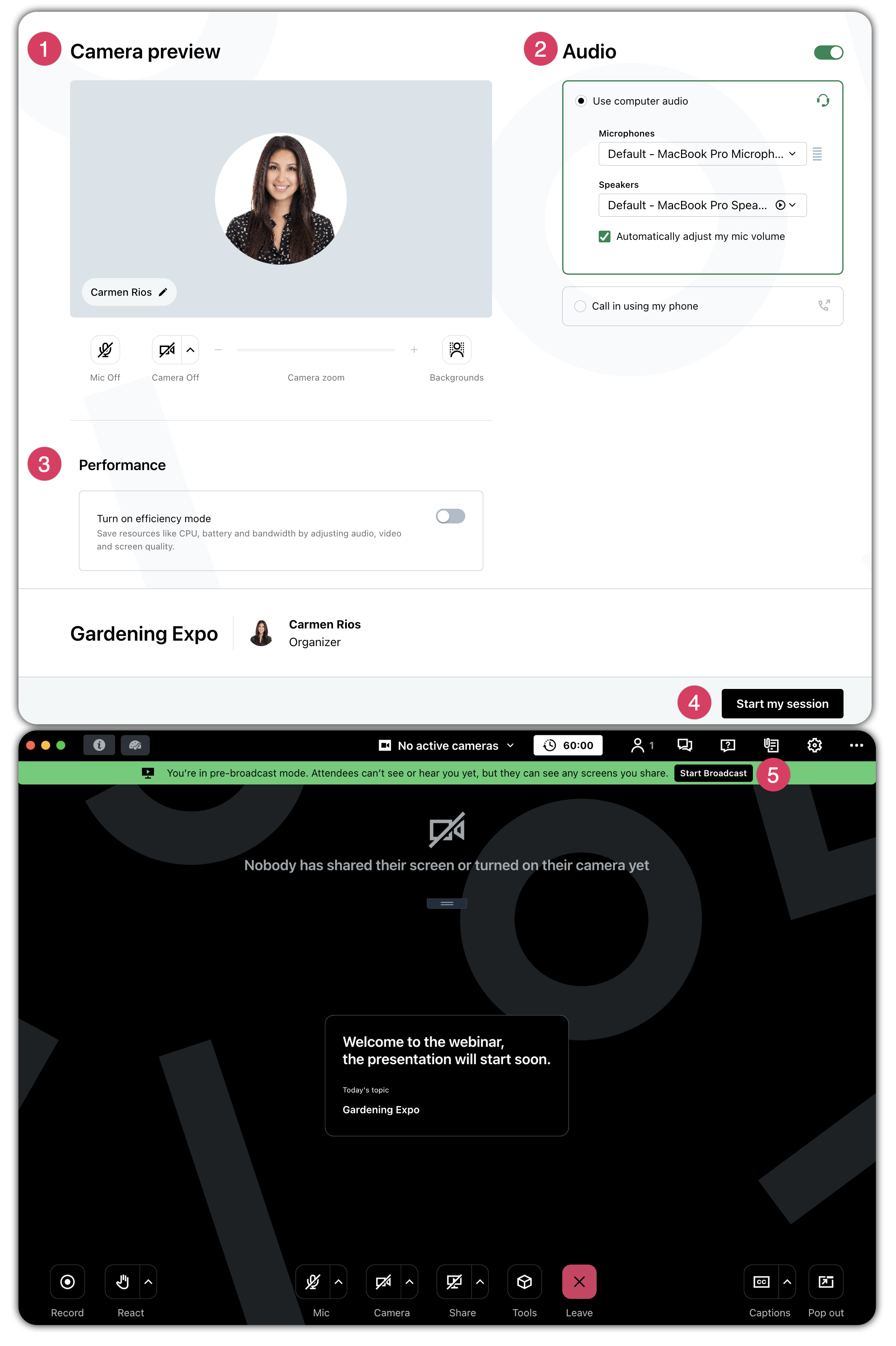 Hallway on browser or desktop app