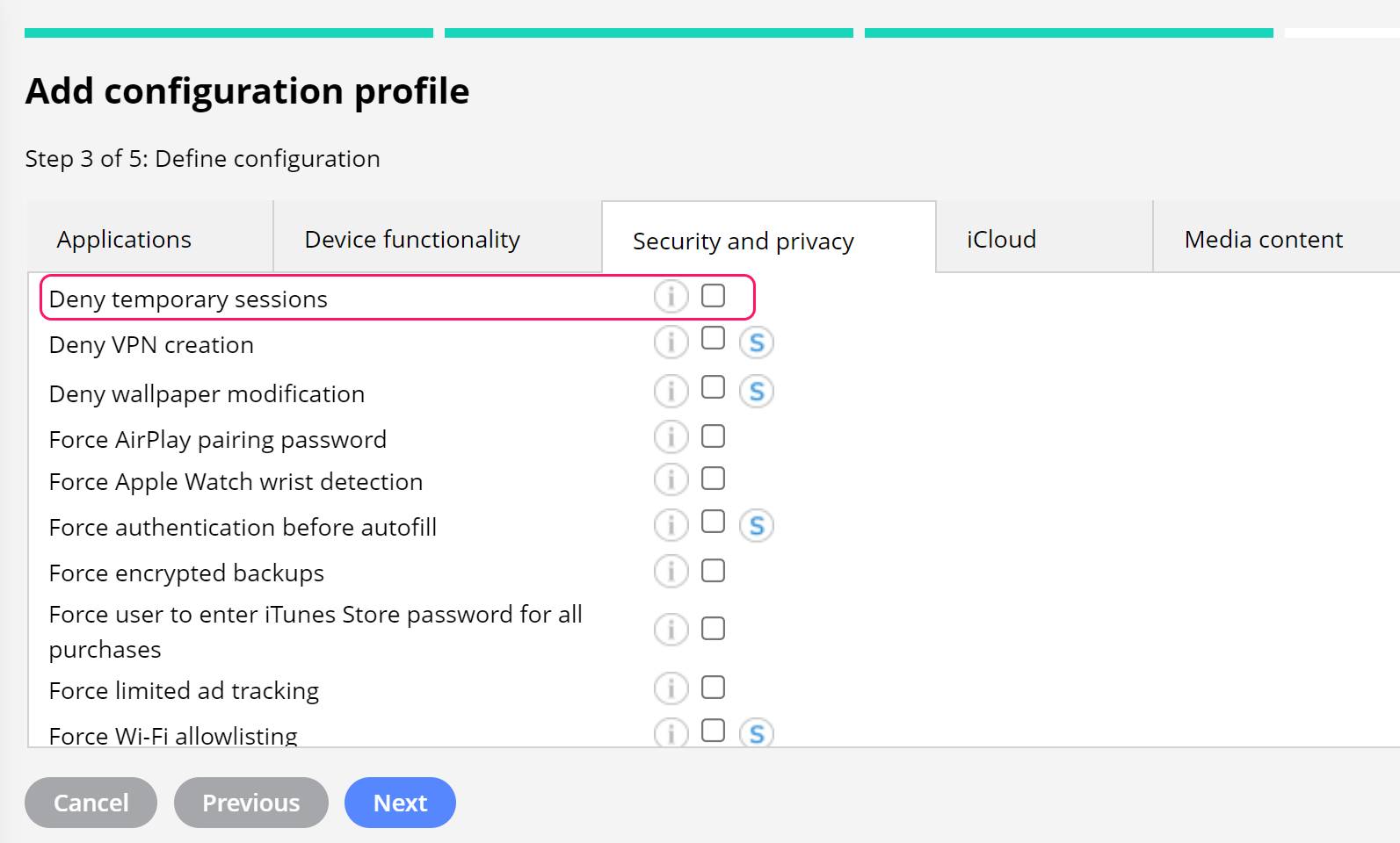 Restricting guest mode on shared ipad