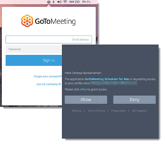 GoToMeeting-Planer (Mac)