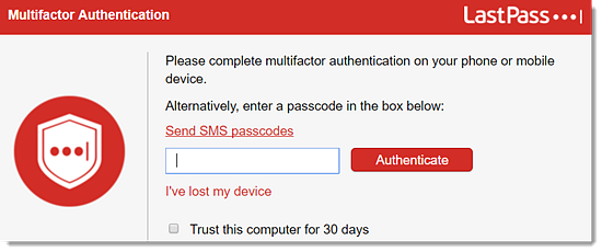 multifactor authentication window - get one time password fortnite