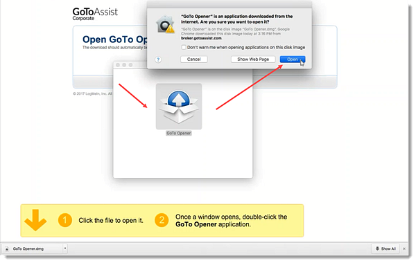 What is goto opener windows 10
