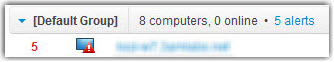 Triggered Alerts in Detail view