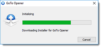 GoTo Opener loading screen