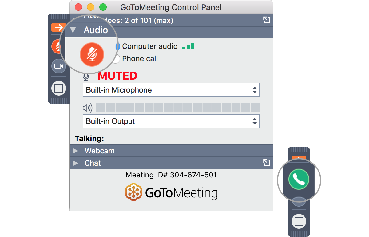 gotomeetiong for mac video training