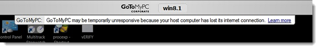 gotomypc and windows 10 connection issues