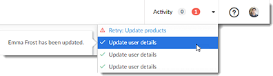 Activity Feed (Aktivitäten-Center)