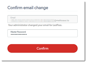 Bestätigen Sie die E-Mail-Änderung