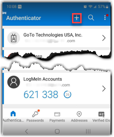 Add an Account to Microsoft Authenticator