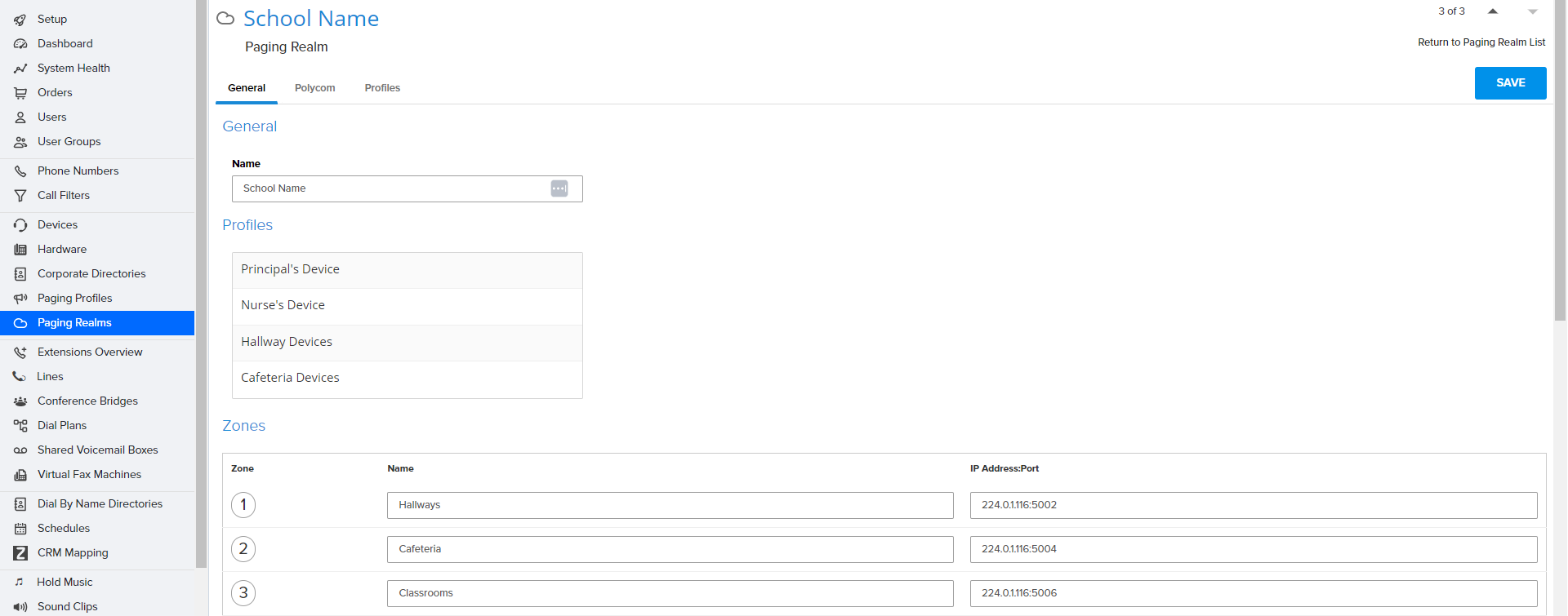 Paging System Setup Example GoTo Admin Support